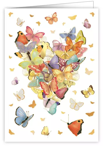 Butterfly Heart, Greeting Card
