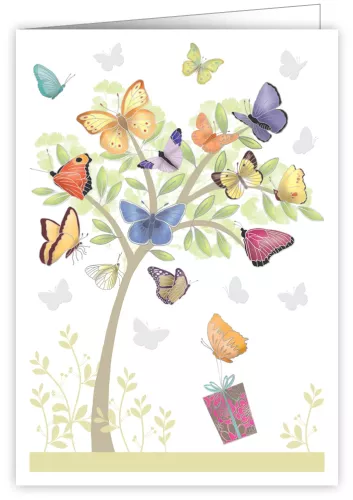 Butterfly Tree, Greeting Card
