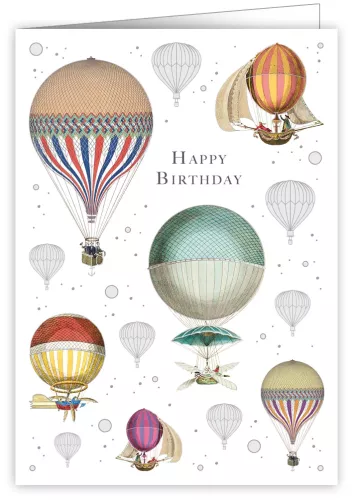 Hot Air Balloon, Greeting Card