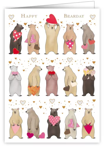 Happy Bearday, Greeting Card