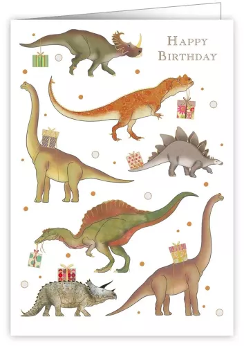 Dinosaurs, Greeting Card
