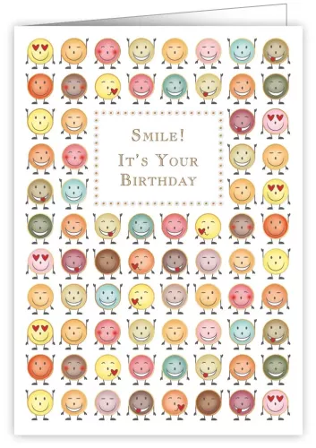 Birthday Smiley, Greeting Card