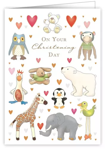 On Your Christening Day, Greeting Card