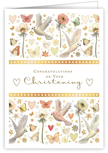 Congratulations on your Christening, Greeting Card
