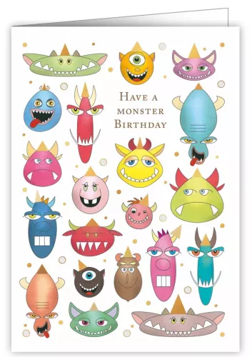 Have a Monster Birthday, Greeting Card