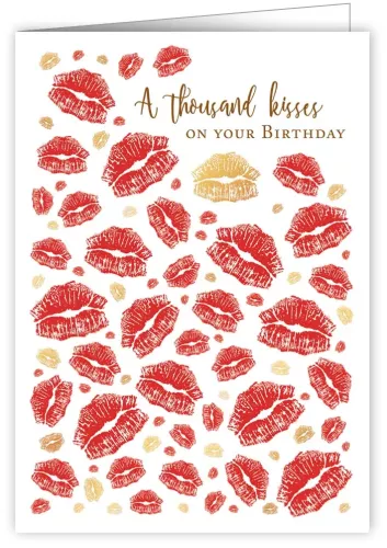 Kisses, Greeting Card