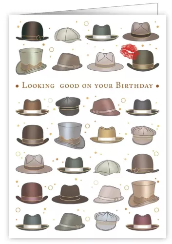 Hats, Greeting Card