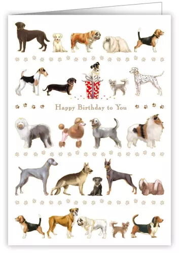 Dog Pound, Greeting Card