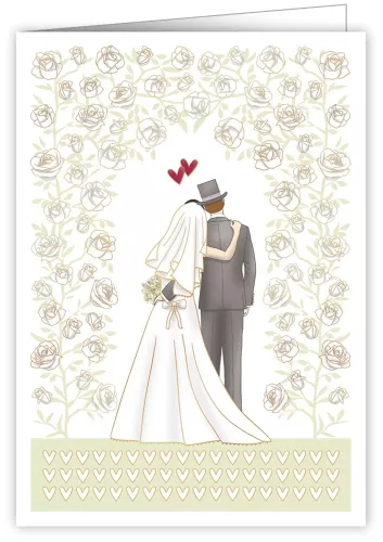 Wedding Couple, Greeting Card