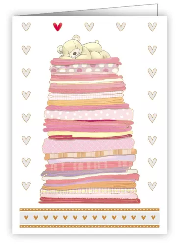 Teddy and Hearts, Minicard