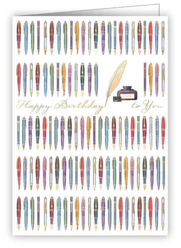 Fountain Pens, Mini Card