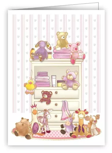 Pink Playing Cabinet, Mini Card