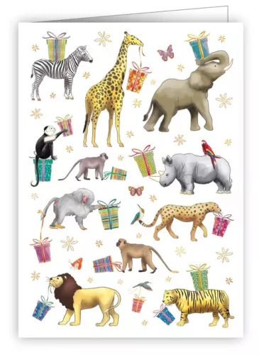 Safari Animals, Minicard