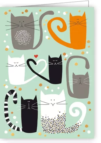 Cats, Minicards Pretty in Print