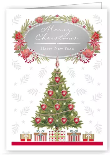 Christmas Tree With Presents, Mini Cards