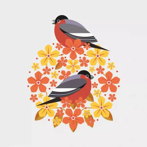 Bullfinch Bloom, Everyday Single Card