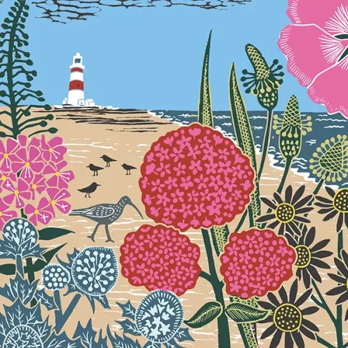 Beach & Lighthouse, Everyday Single Card