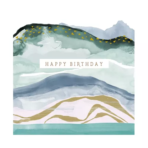 Abstract Waves, Everyday Single Card