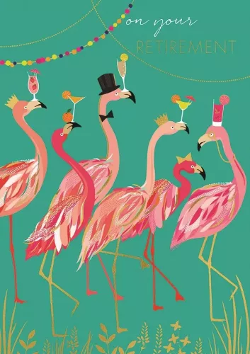 Retirement Flamingos, Everyday Single Card