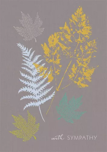 Sympathy Gold Leaf, Everyday Single Card