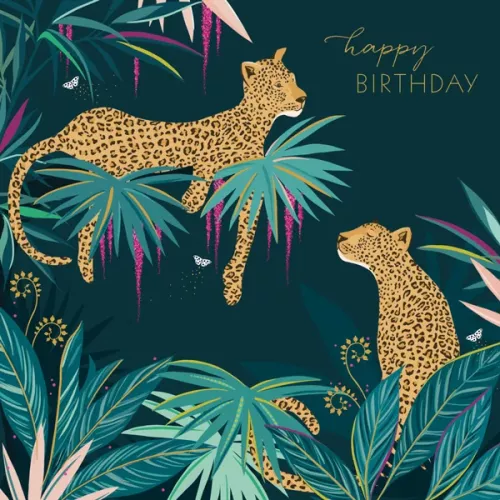 Leopards Green Jungle, Everyday Single Card