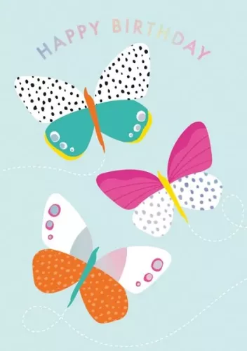 Hb Butterflies, Everyday Single Card