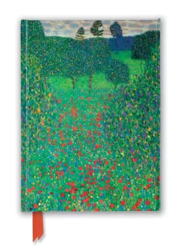 Gustav Klimt: Poppy Field, Foiled Journal