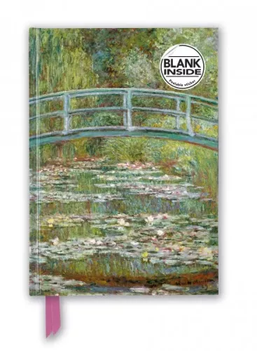 Claude Monet: Bridge over a Pond for Waterlilies, Blank Notebooks