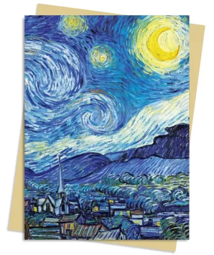 Vincent van Gogh: Starry Night, Greeting Card