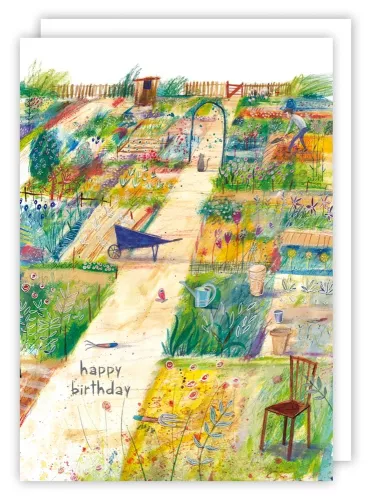 Colourful Garden, Greeting Card