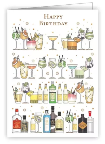 Cocktails, Mini Card