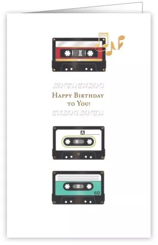 Happy Birthday To You, Cassettes, Midi, Greeting Card