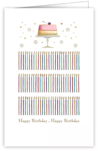 Birthday Candles, Greeting card