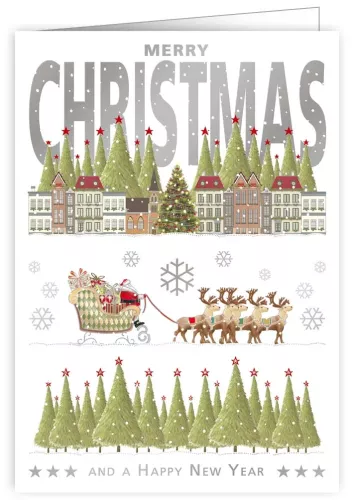 Christmas Scenes, Greeting Card
