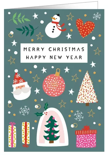 Christmas Icons, Greeting Card