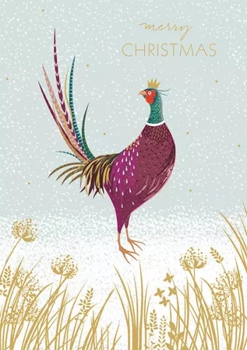Merry Christmas Pheasant, Single Card