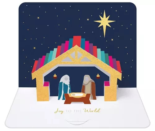 Nativity Scene, Single Card