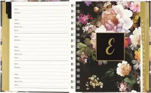 Lg Address Bk Midnight Floral