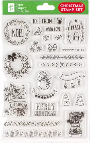 Christmas Clear Stamp Set