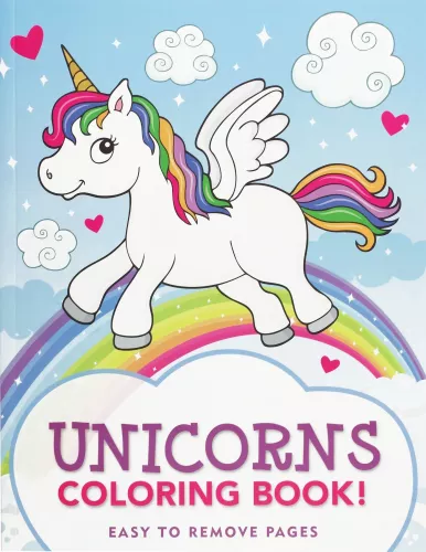 Unicorns Coloring Bk