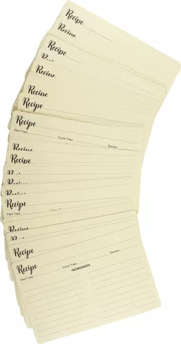Recipe Card Refill Pack (50 Cards)