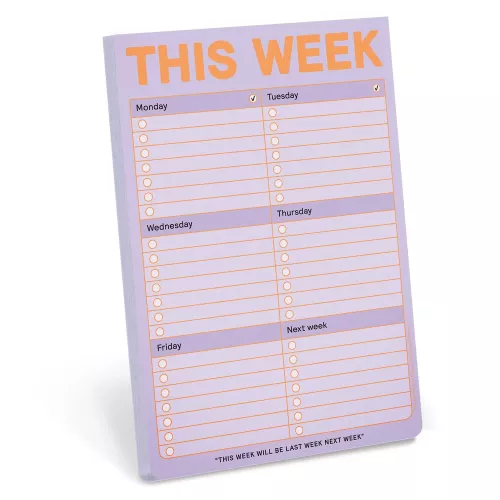 Knock Knock This Week Pad (Pastel Edition)