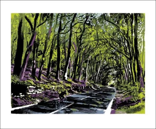 Tunnel of Light, screenprint by Andy Lovell