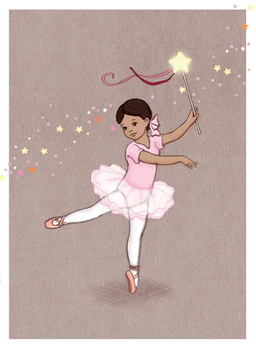 Ballerina, Postcard