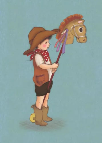 Hobby Horse, Postcard