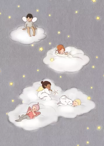 Sleeping Fairies, Postcard