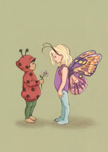 Bug Friends, Postcard