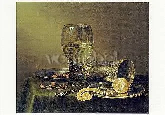 Still Life (1653), Postcard