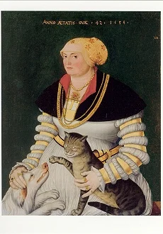 Portrait of Cleophea Krieg von Bellikon (1538), Postcard