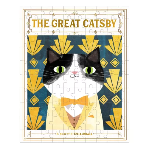 The Great Catsby Bookish Cats 100 Piece Puzzle